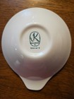 5 - Vintage Knowles Apple Blossom Lugged Cereal Bowl w/gold trim and accents — photo 7
