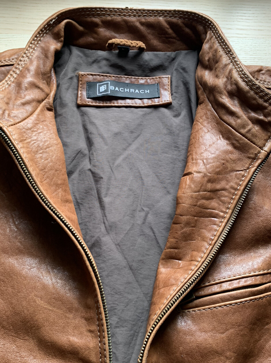 bachrach leather jacket