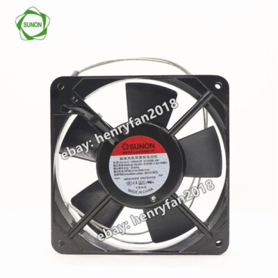 SUNON DP201AT 2122HBL.GN Axial Fan 220/240V 2150RPM 2-Wires Silent Cooling Fan