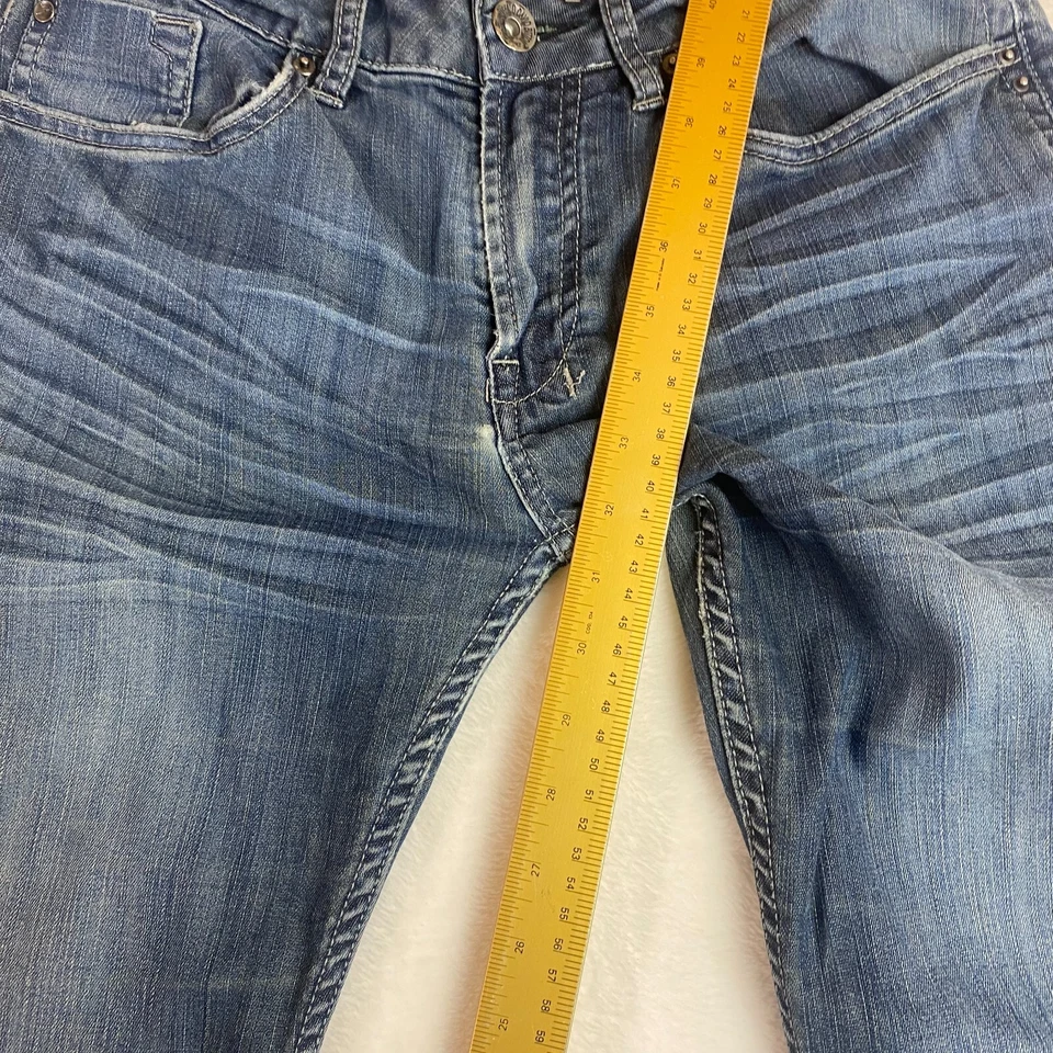 Pantalones de mezclilla Buffalo David Bitton Six-X básicos para hombre 32x30 ajustados rectos elásticos Foto 3 de 4