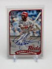 Barry Larkin HOF Auto 2024 Topps 1989 Reds On Card Autograph Auto