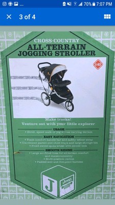 jeep jogging stroller orange