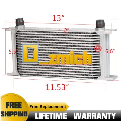 Fit For Car 19 Row AN-10AN Universal Aluminum Engine Transmission Oil Cooler