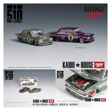 Kaido House x Mini GT 1:64 Datsun 510 Pro Street MJ LHD with box -