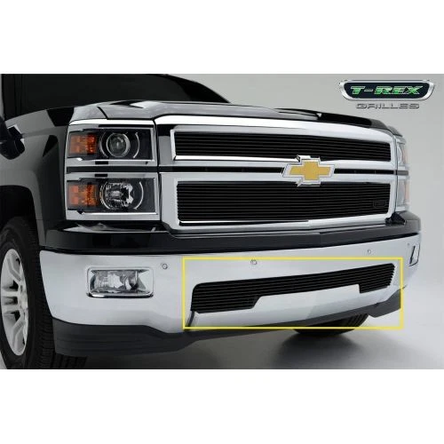Rejilla de parachoques serie T-Rex 25117B Billet para Chevy Silverado 1500 14-15 Foto 2 de 3