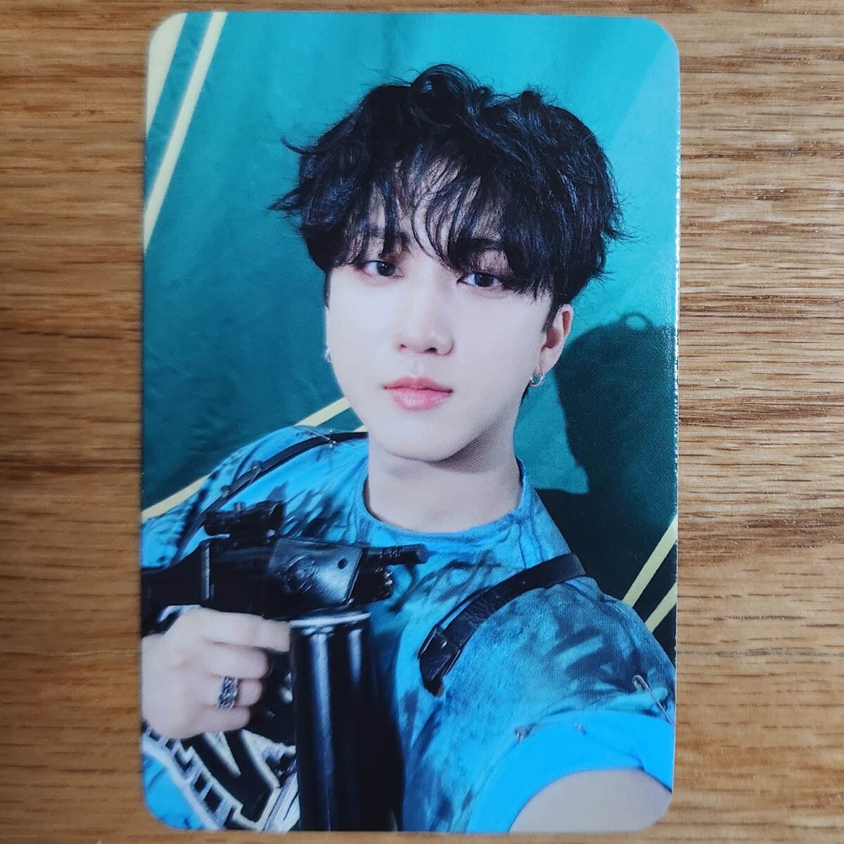 Changbin Official Music Korea Lucky Draw Photocard Stray Kids Rock