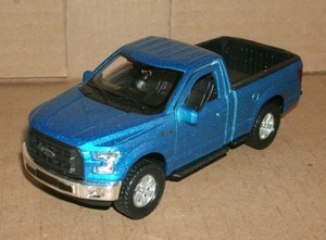 Details About 143 Scale 2015 Ford F 150 Regular Cab Pickup Truck Model Welly 43701 Blue