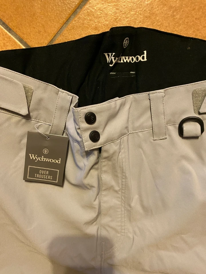 WYCHWOOD DWR TRASPIRANTE DUE TONALITA' GRIGIO IMPERMEABILE SOVRAPANTALONI XXL - Immagine 2 di 4