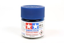 Tamiya 81308 XF-8 Flat Blue Acrylic Paint 23ml Large Bottle - US