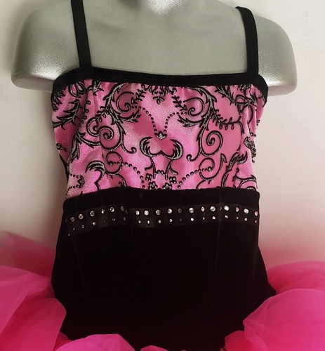 Girls CHILD LARGE Ballet Sparkling Pink Tutu 4-Layer Tulle CURTAIN CALL NWOT - Picture 3 of 13