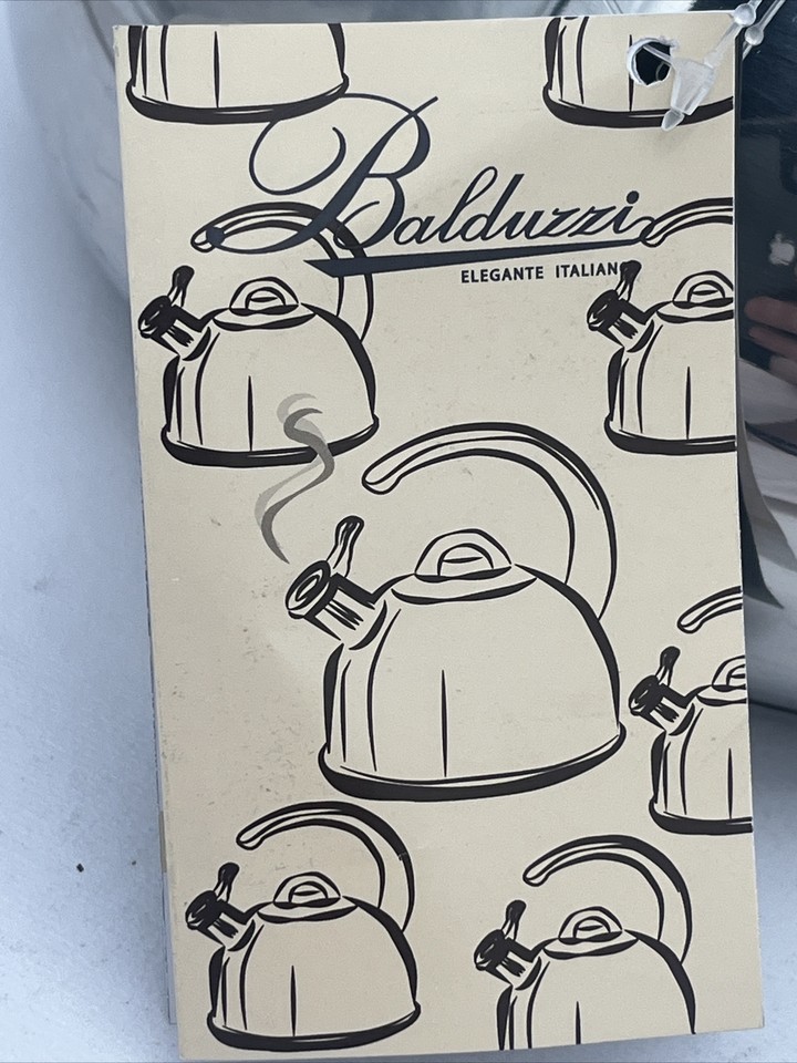 Balduzzi Italian Style Induction Tea Kettle High Quality Stainless