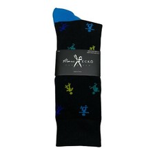 Marc Ecko Skateboarding Black Novelty Casual Dress Socks Men's Shoe Size 6-12