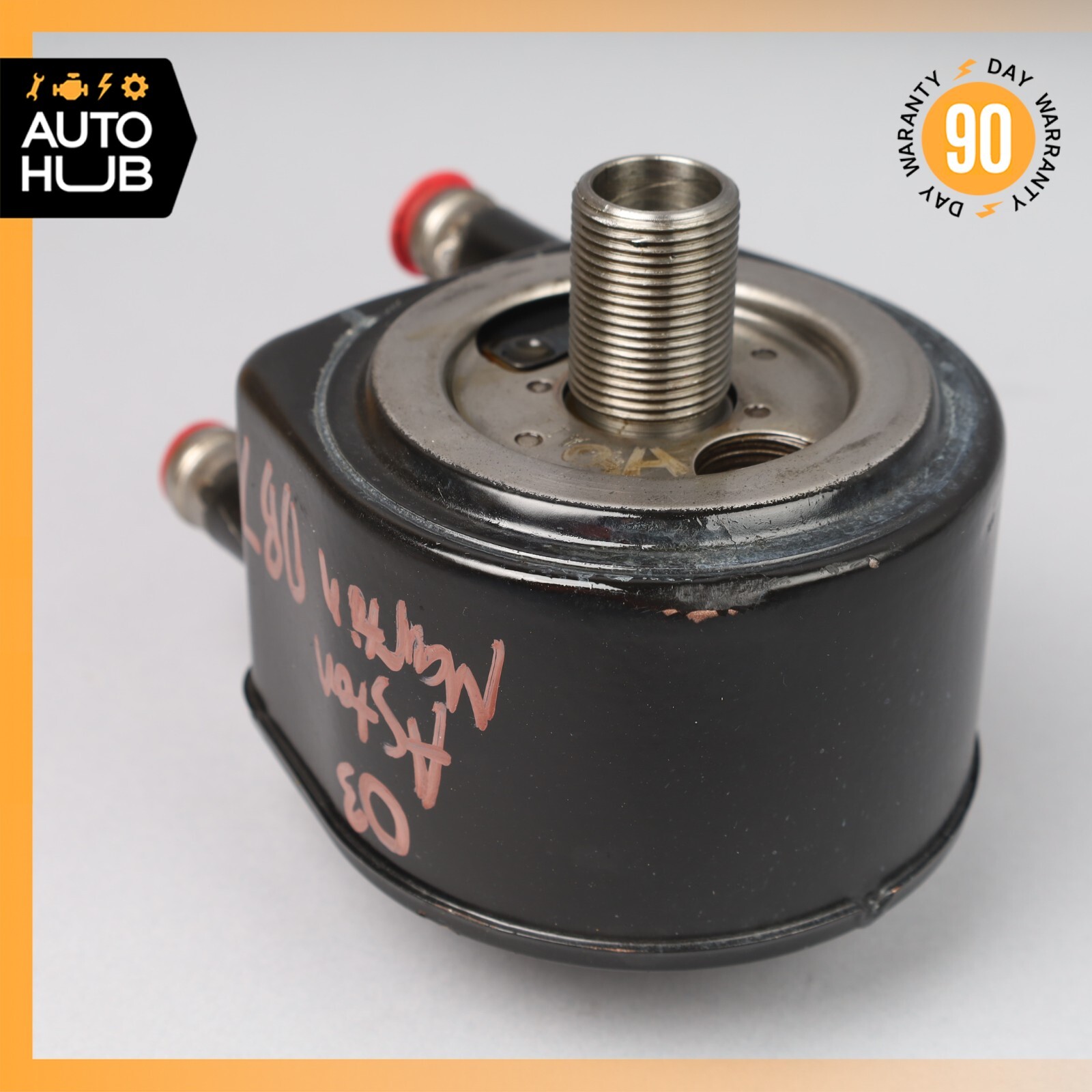 00-12 Aston Martin DB7 DB9 Vanquish Engine Adapter Oil Cooler Filter OEM 20k