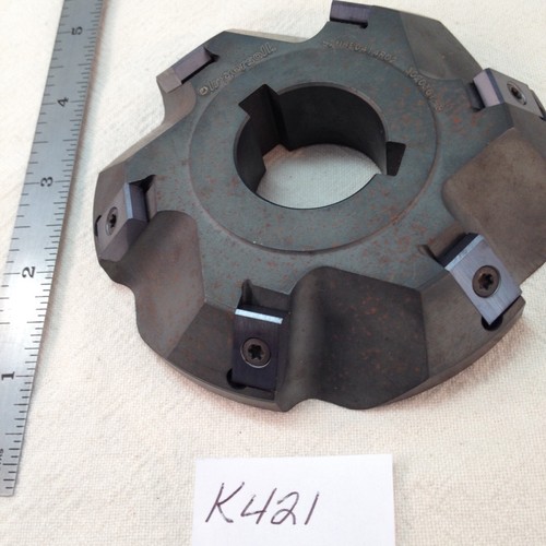 1 NEW INGERSOLL 57N8B0414R02 FACEMILL W/ 18 LNE 323-002. 45 DEGREE USA MADE K421 - Picture 8 of 10