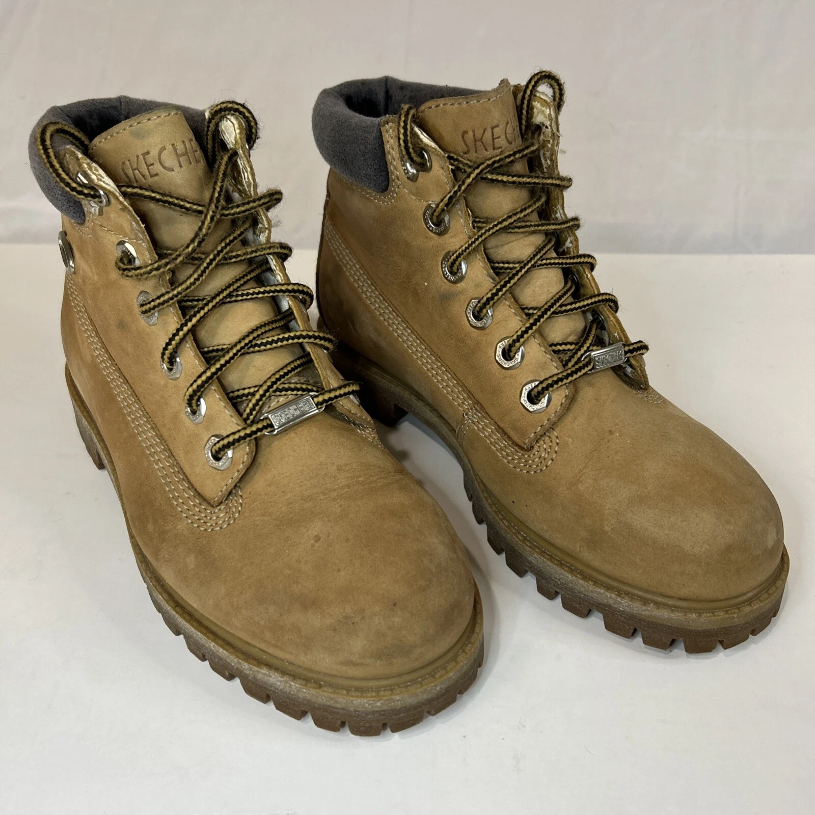 Skechers SN 2920 Tan Leather Upper Hiking Boots Sz 6
Opens in a new window or tab