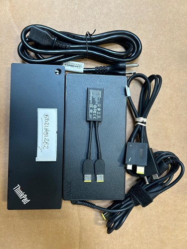 Lenovo ThinkPad Thunderbolt 3 Gen 2 Docking Station DK1841 - 230W Power Supply - Photo 2/2
