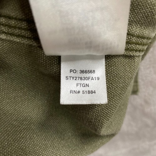 Patagonia Hemp Canvas Chore Coat Womens XL Worn Wear All Seasons Fatigue Green - Picture 5 of 11