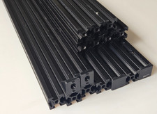 Used T-slot Aluminum Extrusion Profile 2020 20x20mm Black Linear Rail