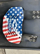 Shock Doctor Showtime Back Plate Youth Size American Flag Patriotic Football
