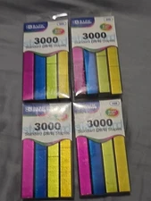 Bazic Standard 26/6 Staples 3000 count 4 PACK! 12000 total Bright Color