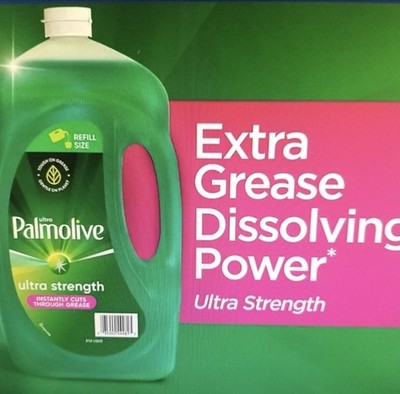 PALMOLIVE LIQUID GREEN ORIGINAL DISH SOAP, 102 oz ULTRA STRENGTH, EARTH FRIENDLY