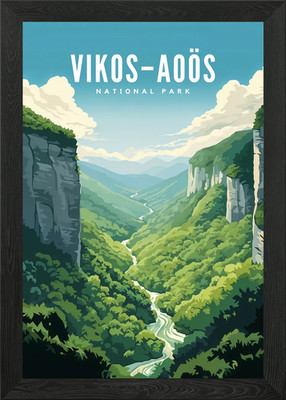 Vikos Aos Nationalpark Gerahmtes Wandbild Poster Leinwanddruck Bild