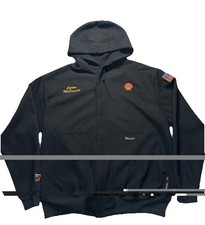 Workrite FR Flame Resistant Hoodie Embroidered LG Shell Oil Gas Uniform Jacket