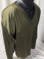 Jeep V Neck Military Olive Sweater Mens L See Measurement Pics Rare Jeep V Neck Military Olive Sweater Mens L See Measurement Pics Rare