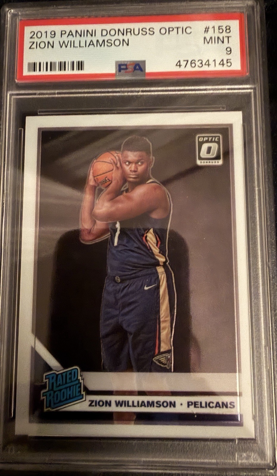 2019-20 Panini Donruss Optic - Rated Rookie Zion Williamson #158  (RC)