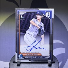 2024 Bowman Draft Chrome Prospect Autos #CPA-ES Ethan Schiefelbein Tigers