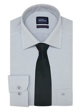 Daniel Graham Shirt  Tie Set Regular Fit Light Green