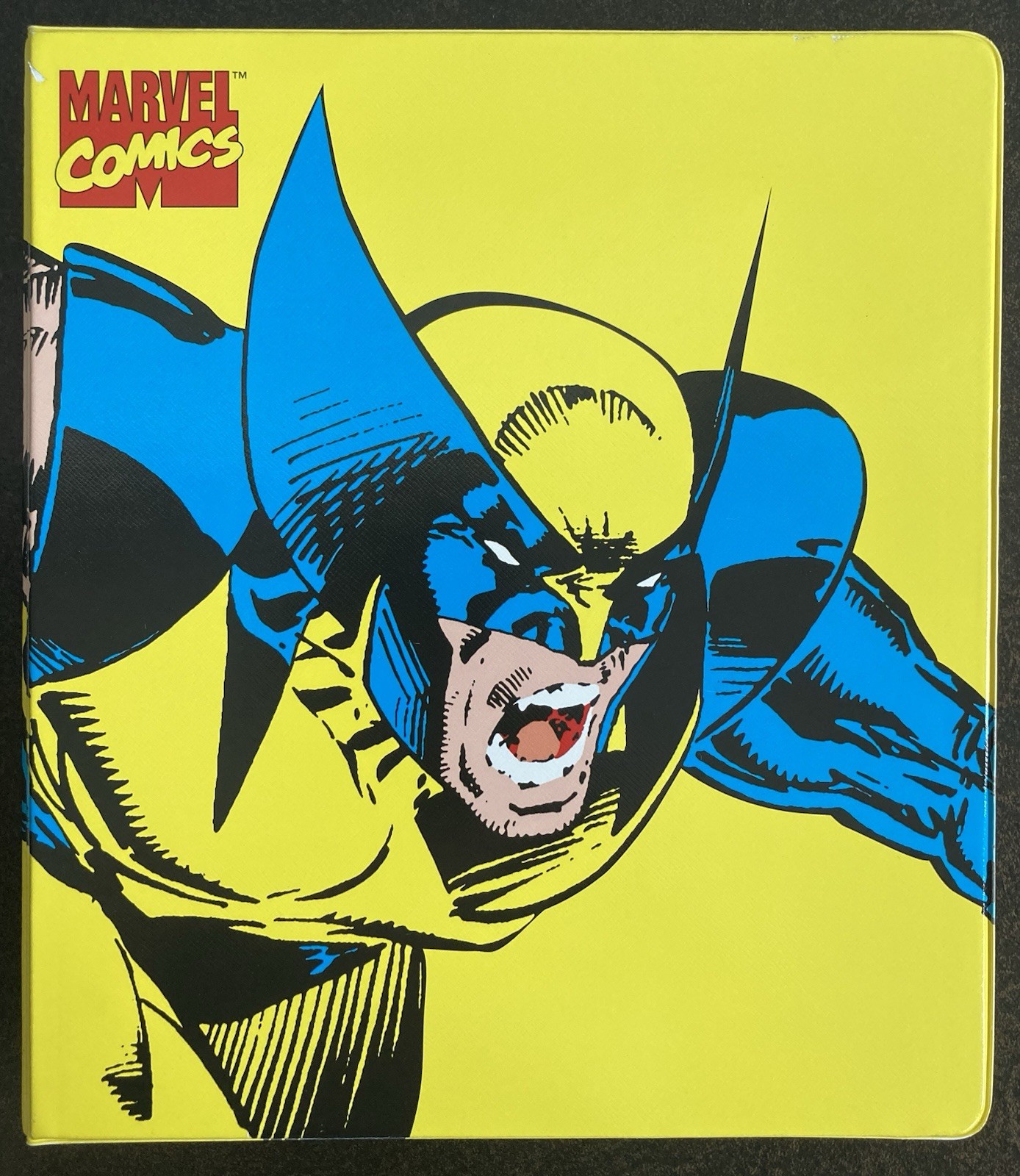 WOLVERINE MARVEL COMICS 1994 3 RING BINDER VTG 90S X-MEN COLLECTOR'S CARDS ALBUM