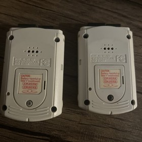 OEM Official Sega Dreamcast HKT-7000 VMU White Tested Lot Of 2 New Batteries