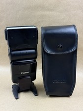 Canon Speedlite 550EX Shoe Mount Flash for Canon EOS w/ Case & Stand - E-TTL