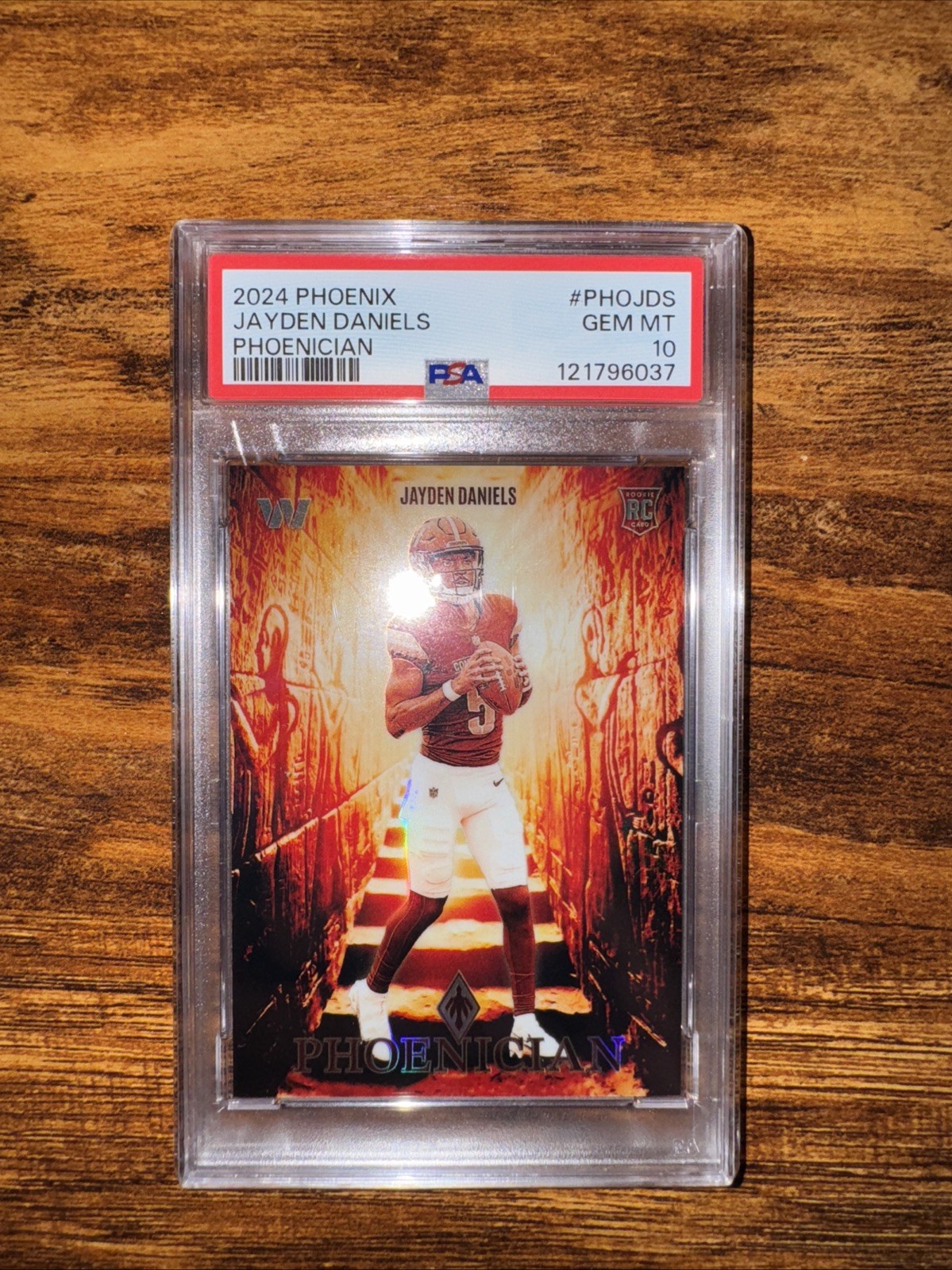 Jayden Daniels Panini Phoenix Phoenician #PHOJDS Base