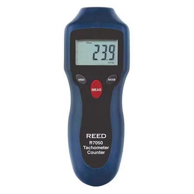 Reed Instruments R7050 Compact Photo Tachometer And Counter