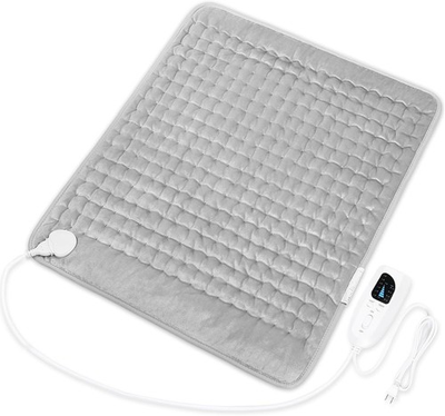 #ad Electric Heating Pad For Back Pain amp; Cramps Relief 24quot;x20quot;6 Level Auto Shut Off $23.99
