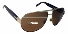 SFx Replacement Sunglass Lenses fits Gucci GG1924/S - 62mm Wide