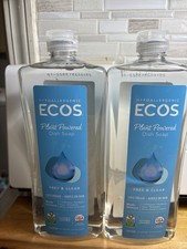 ECOS Hypoallergenic Liquid Dish Soap, Free Clear, 25 Fluid Ounce 2 pack