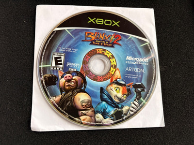 Blinx 2: Masters of Time & Space DISC ONLY (Microsoft Xbox 2004) Tested Working