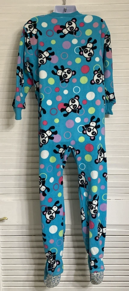 Circo Youth Panda Fleece Footed Pajamas, XS (4/5) - Image 2 of 4