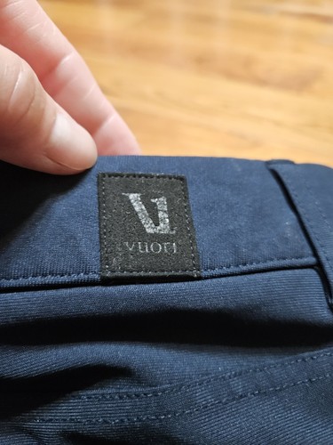 VUORI Navy Blue Meta Pants Casual Performance Mens Size 38 - Picture 10 of 14