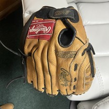 Rawlings Fastback Baseball Glove 12.5" RBG36T Adjust Strap Leather Outfield
