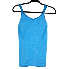 Victoria  s Secret VSX Sport Seamless Heather Blue Workout Tank Top Women's Small