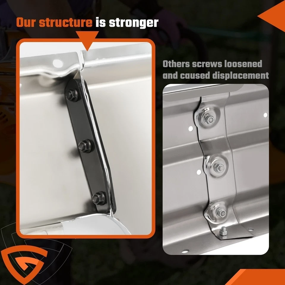 Barra frontal de parachoques cromada con orificio antiniebla para Ford F250 F350 Super Duty 2017-2019 Foto 3 de 4