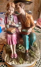 statua porcellana Capodimonte originale firmata Mario alparone 