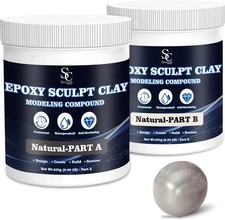 Epoxy Putty Sculpt Clay, 2 Part A  B for Sculpting, Modeling, Building, and Rep
