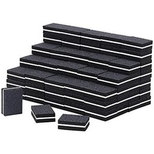 100 Pcs Mini Buffers for Nails 180/100 Grit Buffer for Acrylic Nails for Nail 