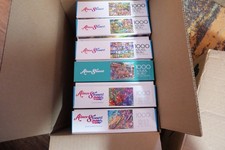 LOT OF 6 AIMEE STEWART 1000 pc puzzles BEACHCOMBER'S BOUNTY & MORE - COMPLETE EC