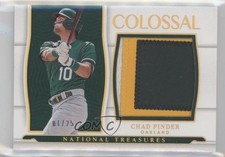 2022 Panini National Treasures Colossal Materials Holo Gold 1/25 Chad Pinder 0c3